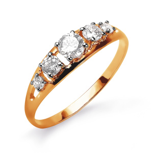 Т142015561 р16,5 Кольцо (Au 585)