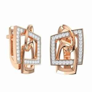 С1587-5101-фиа Серьги (Au 585)