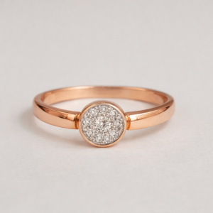 9-0101340-брил-17 грант Кольцо (Au 585)