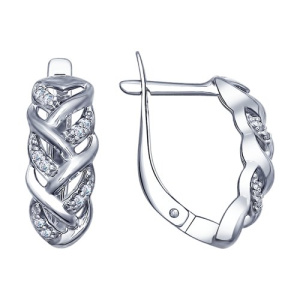 Серьги из серебра