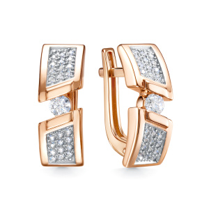 120687-фиа Серьги (Au 585)