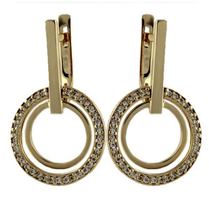 21213301В Серьги (Au 585)