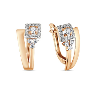 022501-с2,26фиа Серьги (Au 585)