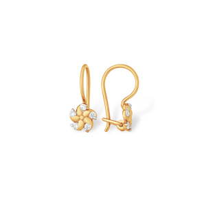 дет-С13212014 -петл Серьги (Au 585)