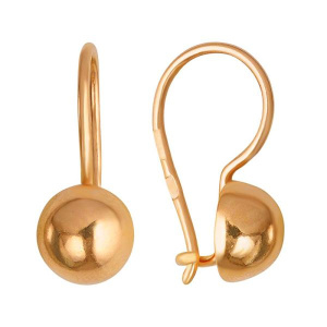 дет 021802 петля Серьги (Au 585)