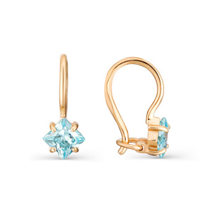 С130-1139Гл Серьги (Au 585)