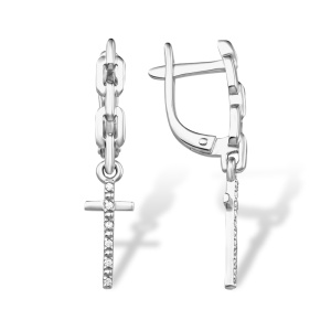 1210019525-501-с2,51фиа Серьги (Ag 925)