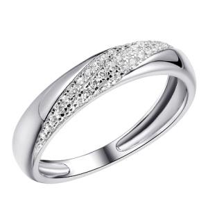 CZ-R01195-X-W-X-X-W-17 Кольцо (Ag 925)