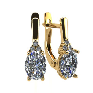 2180731010 Серьги (Au 585)