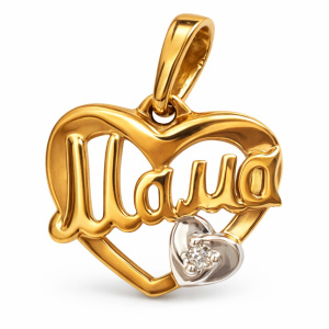 4-1030609-17177-1бр-мама Подвеска (Au 585)