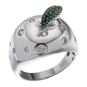 23К151230-19 Кольцо (Ag 925)