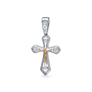 03-2821-000Б-00-крестБР Подвеска (Ag 925)