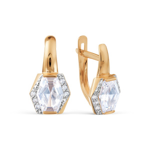 Т142029731 Серьги (Au 585)