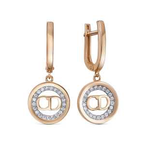 120102-фиа Серьги (Au 585)